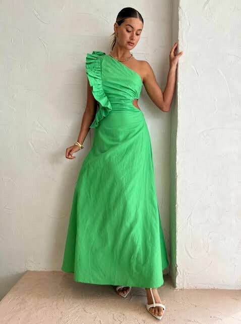 For rent a By Nicola Adrift Midi Dress In Parakeet Green