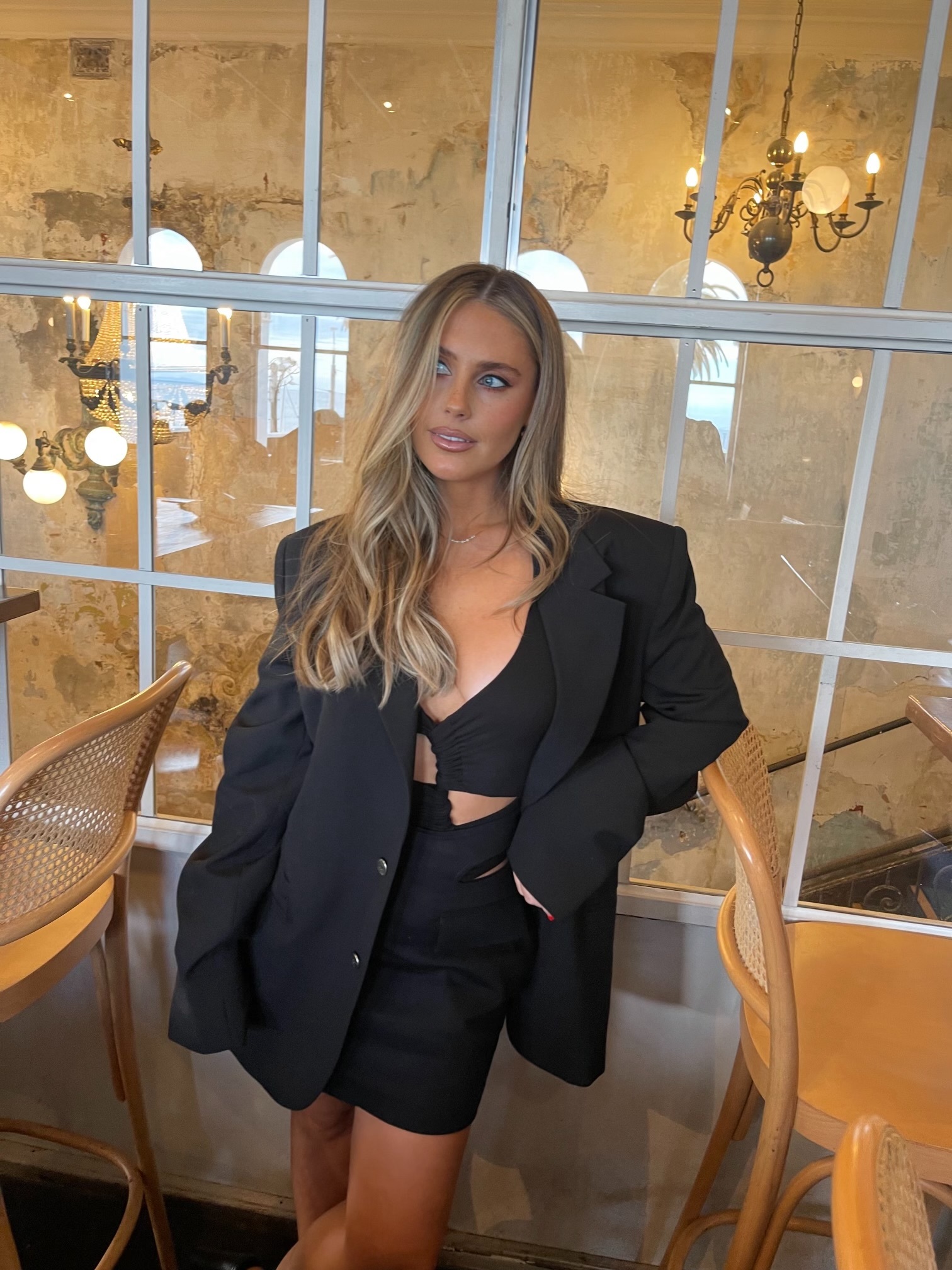 Rental Dion Lee Dion Lee   Y Buckle Mini And Picot Lace Jacket