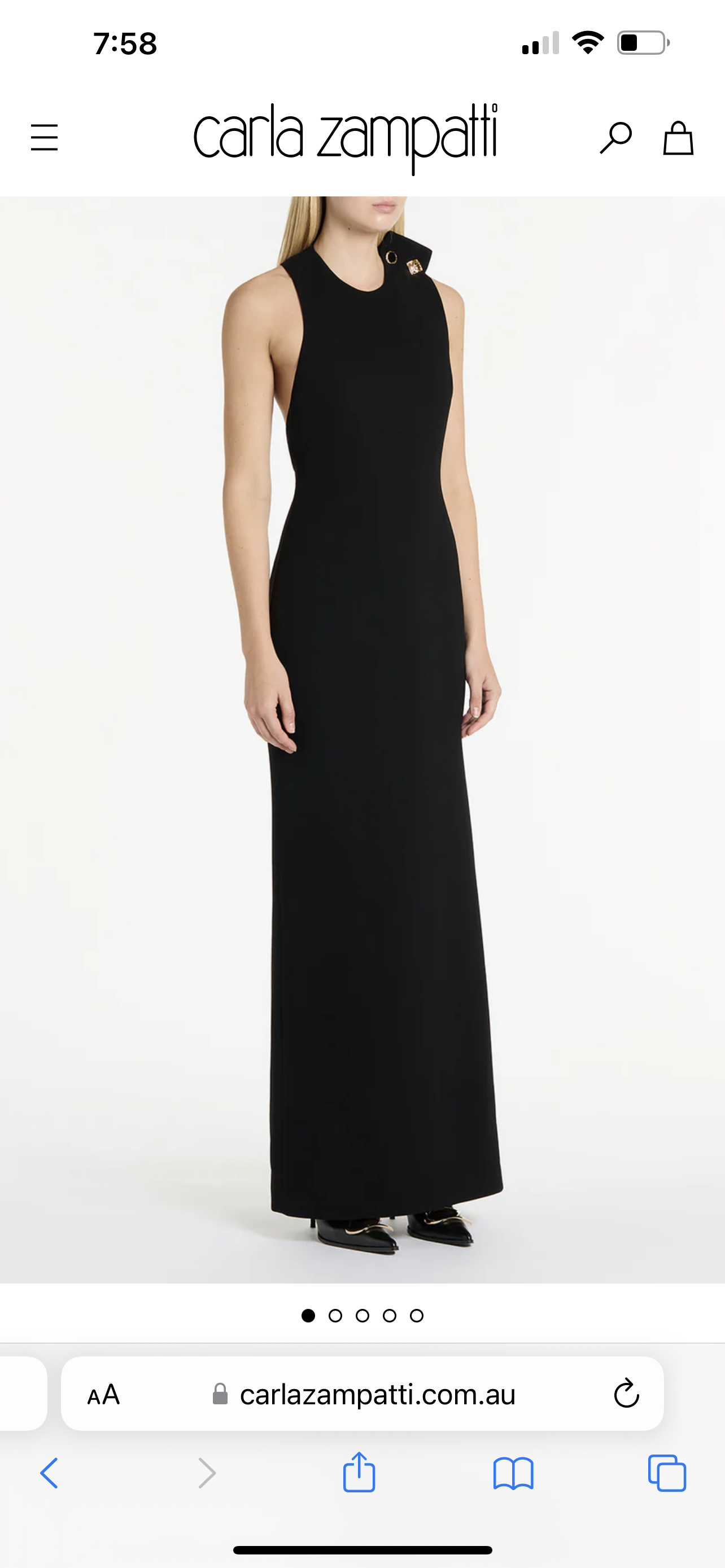 Designer rental Black Carla Zampatti