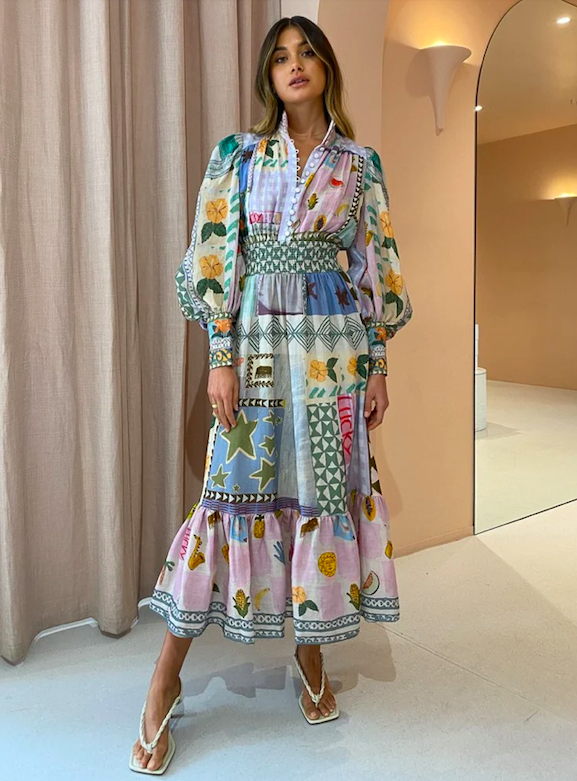 Cheap designer Alemais Emma Gale Shirtdress In Multi