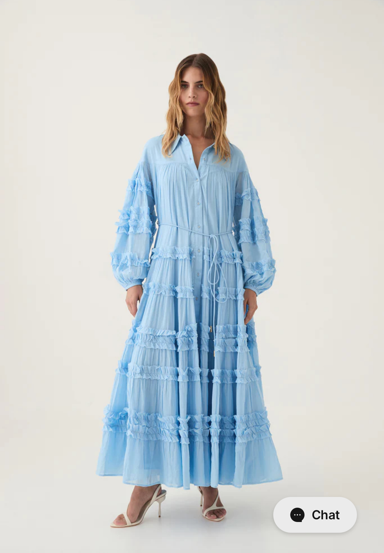 Borrow a Aje Pastiche Tiered Maxi Dress