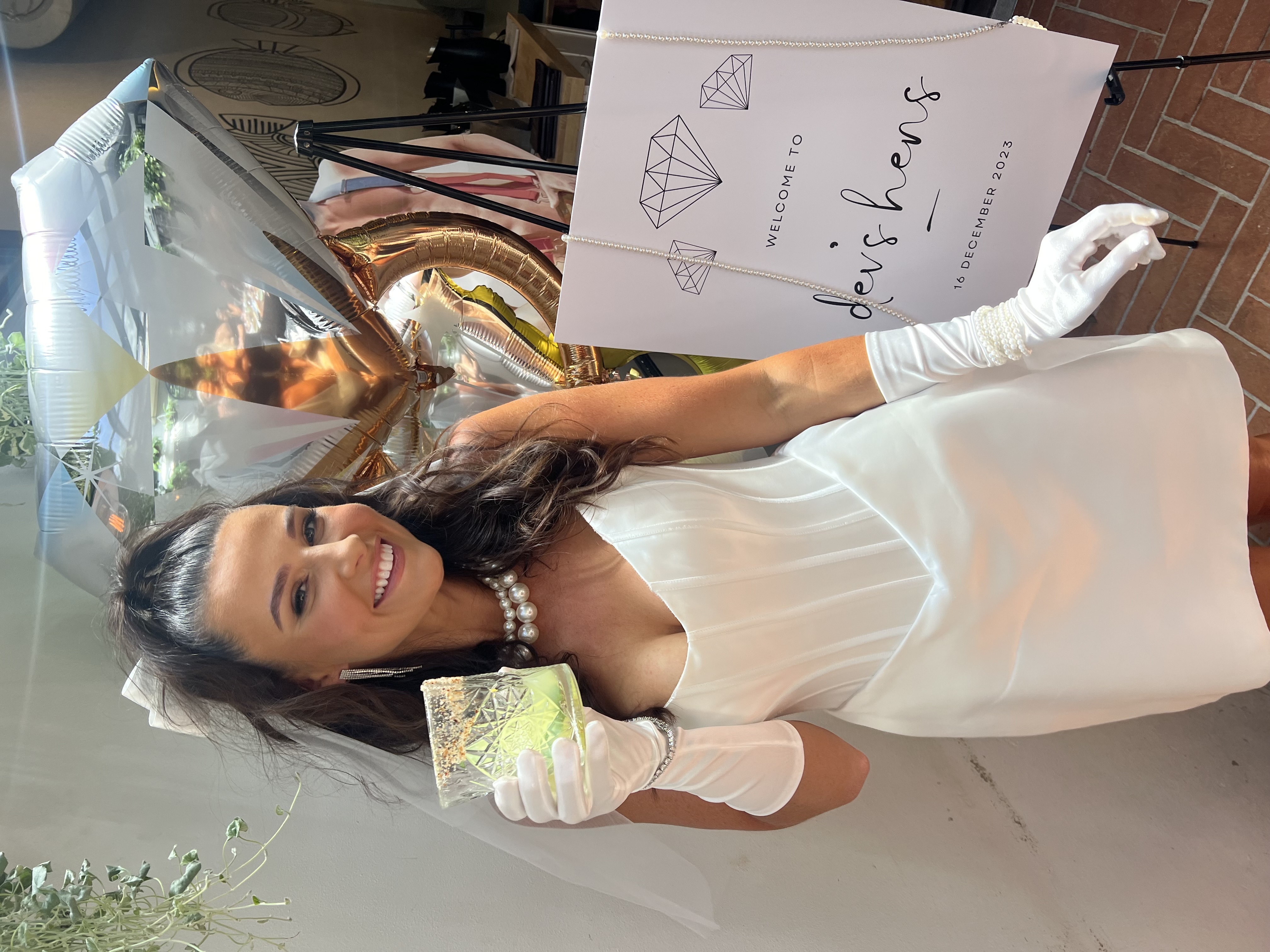 Rent a Si&Em Custom Bridal Mini Dress