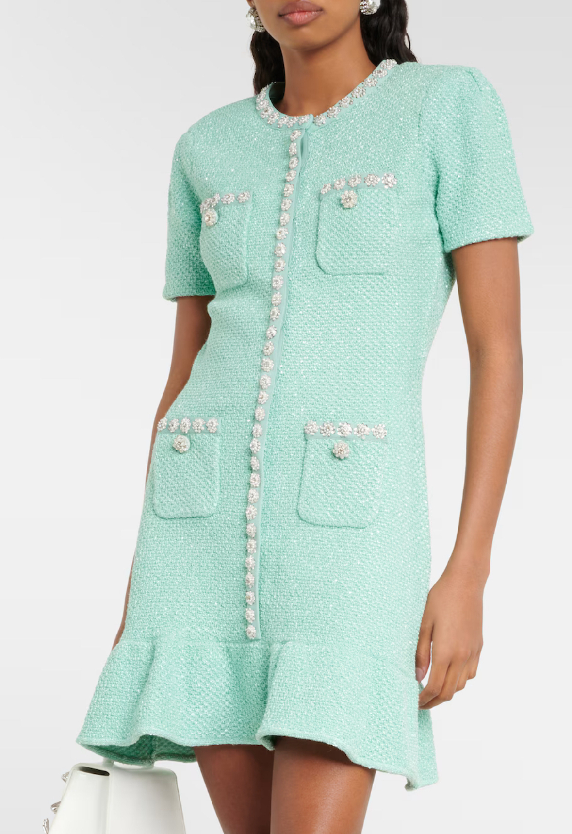 For rent a Self Portrait Tweed Dress