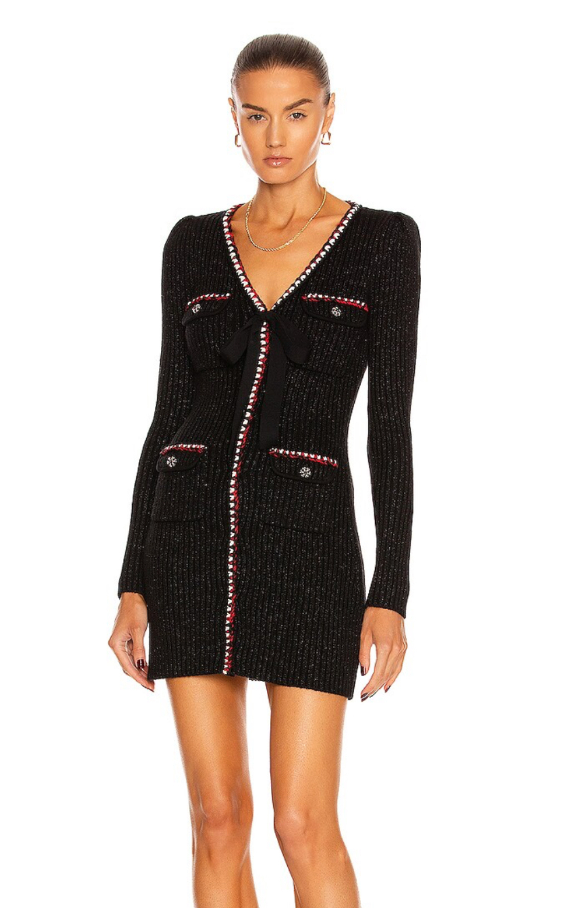 Formal rental Self Portrait Lurex Knit Dress