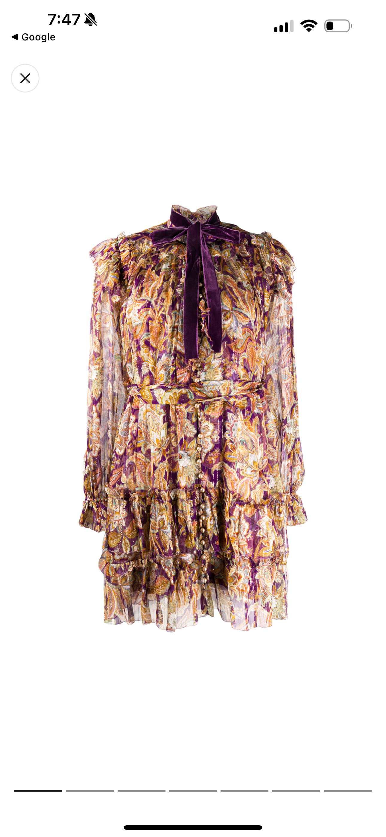 Hire a Zimmermann Paisley Print Blouson Dress