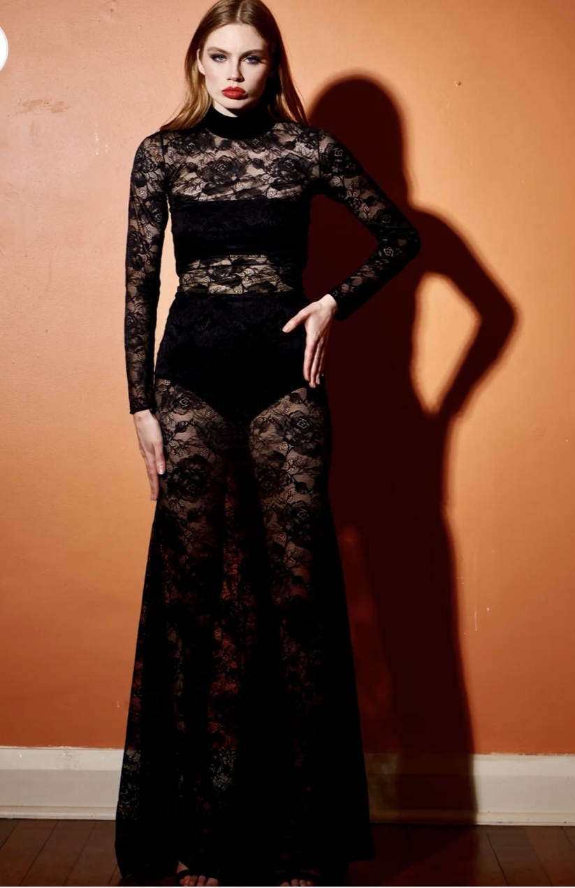 Affordable Meraki Offical Lace Collard Gown