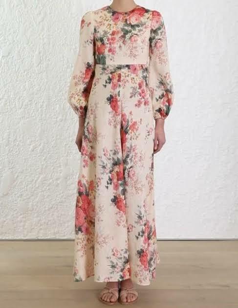 For rent a Zimmermann Laelia High Neck Dress