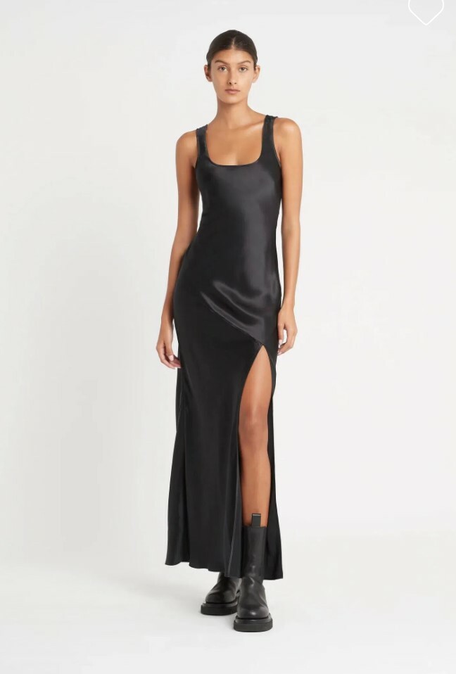 Hire a Sir The Label Editta Silk Bias Cut Maxi Dress