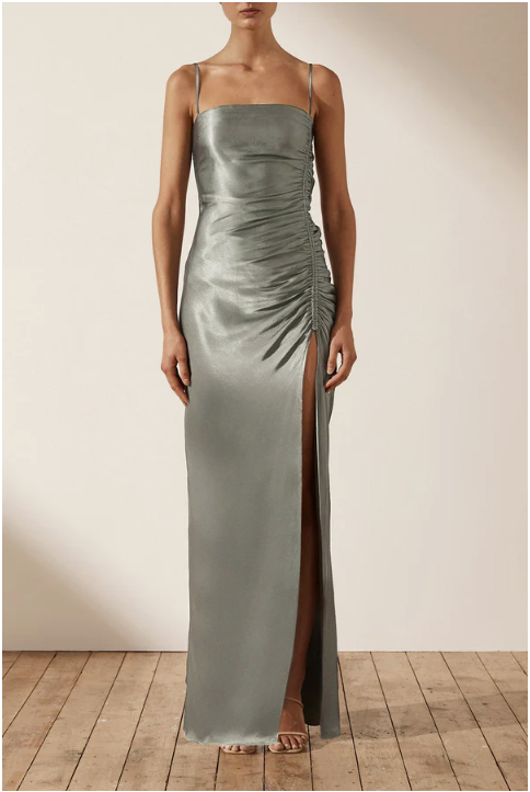 Hire a Shona Joy La Lune Ruched Maxi Dress