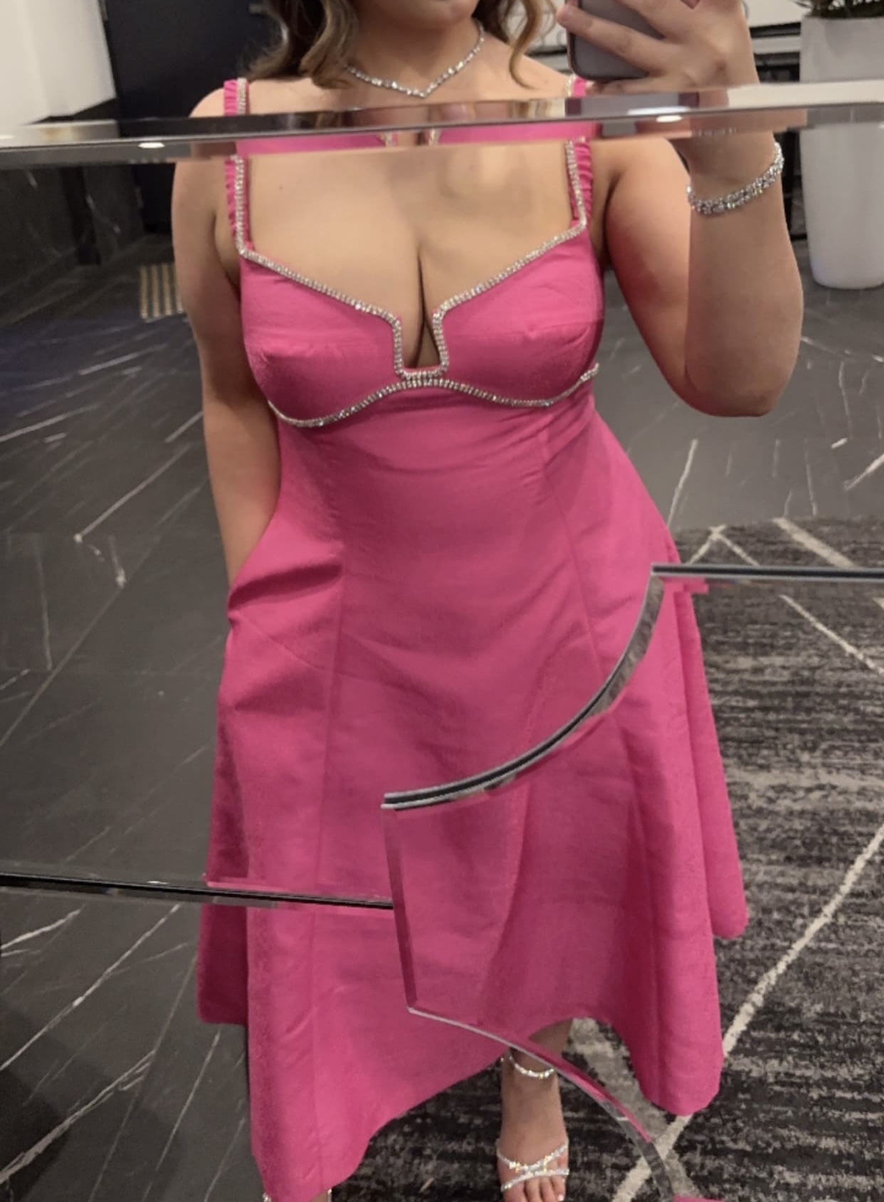 Cheap designer Pink Self Portrait