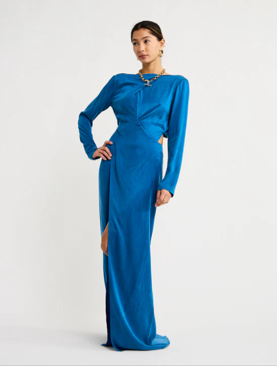 Rent a One Fell Swoop Ritual Maxi Dress In Egyptian Blue