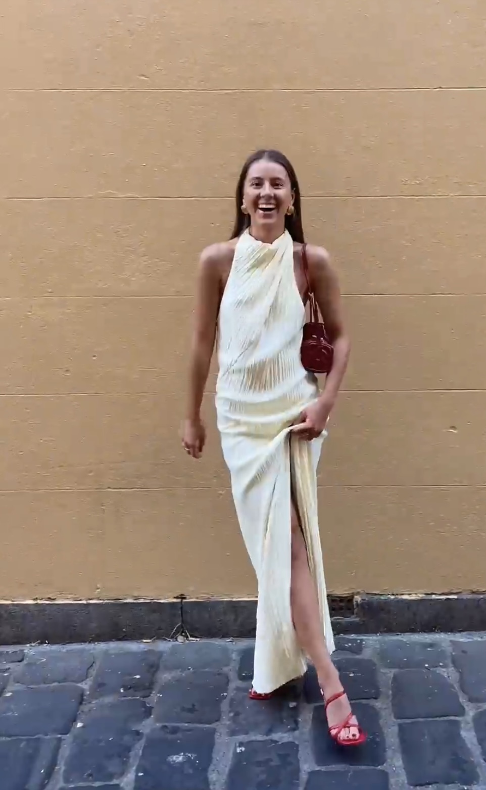 Rent a Camilla And Marc Alto Halter Dress In Cream