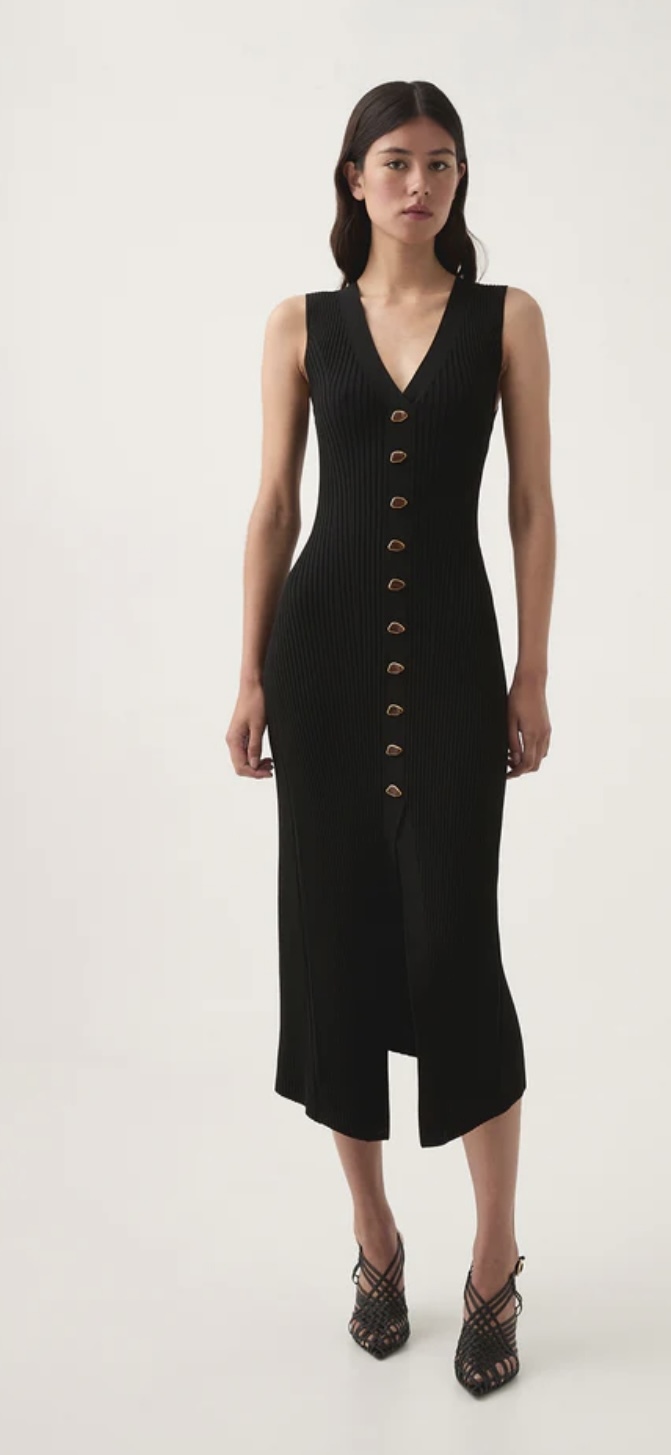 Formal rental Aje Ondine Knit Midi Dress