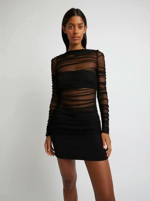 Rent a Christopher Esber Semblance Tulle Overlay Mini Dress