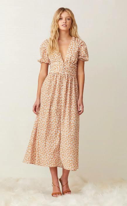 Designer rental Bec & Bridge Zoey Midi Dress