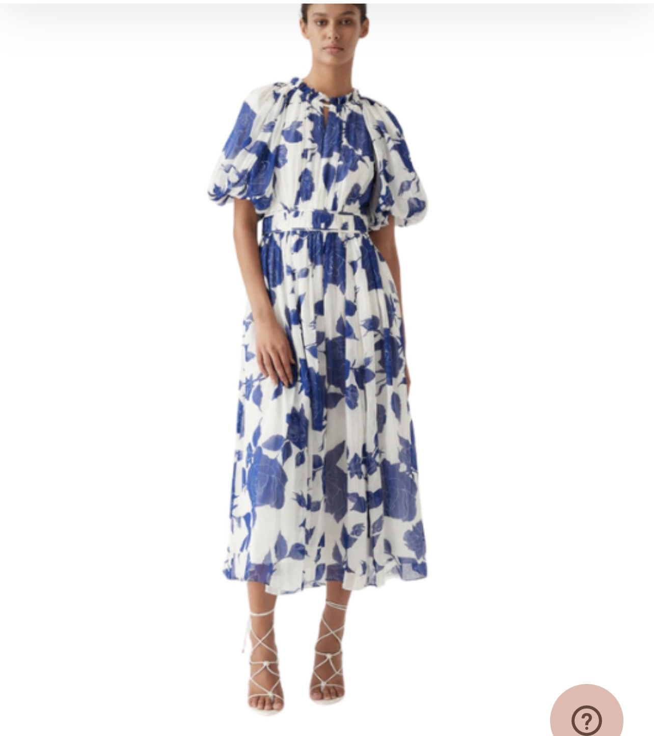 Formal rental Aje Aje Elysium Blouson Midi Dress