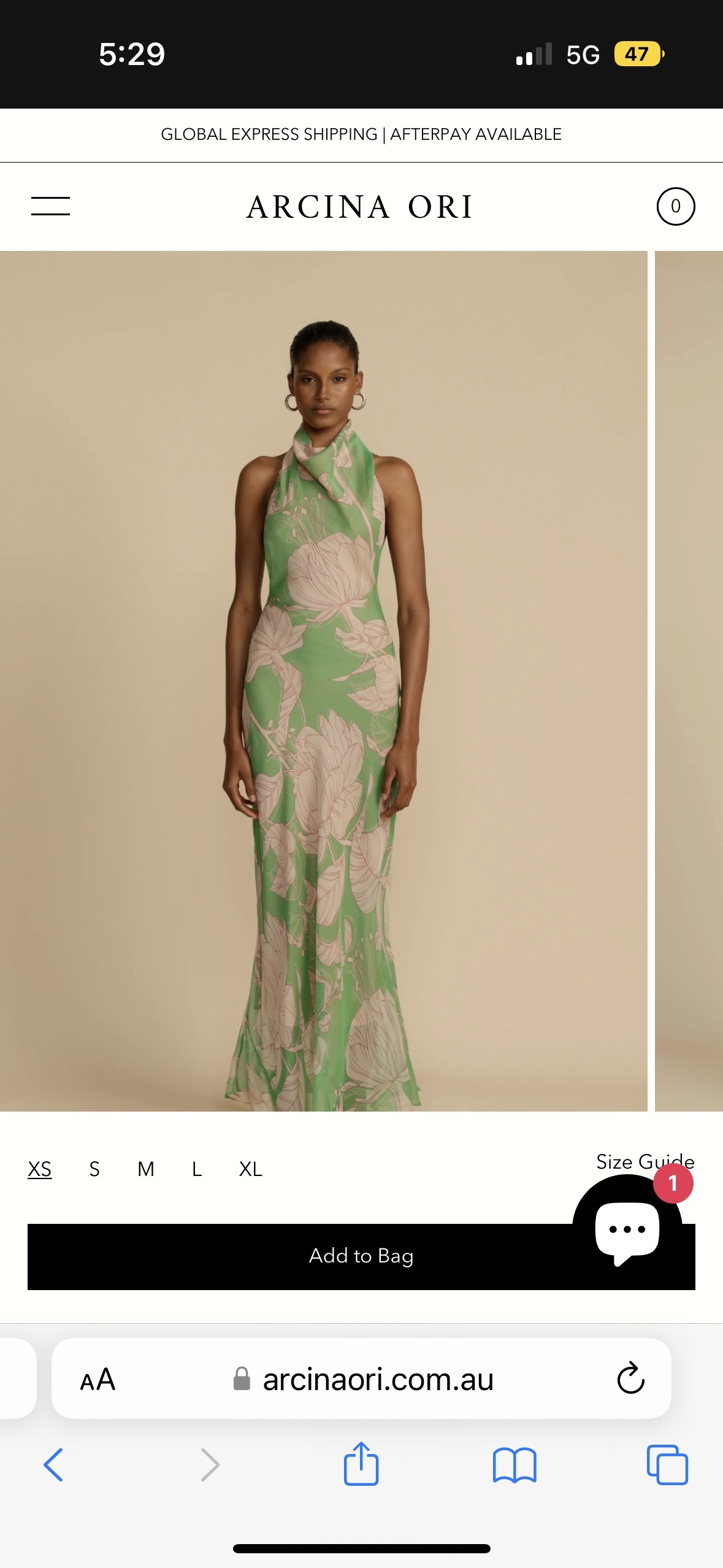 Designer rental Green Arcina Ori