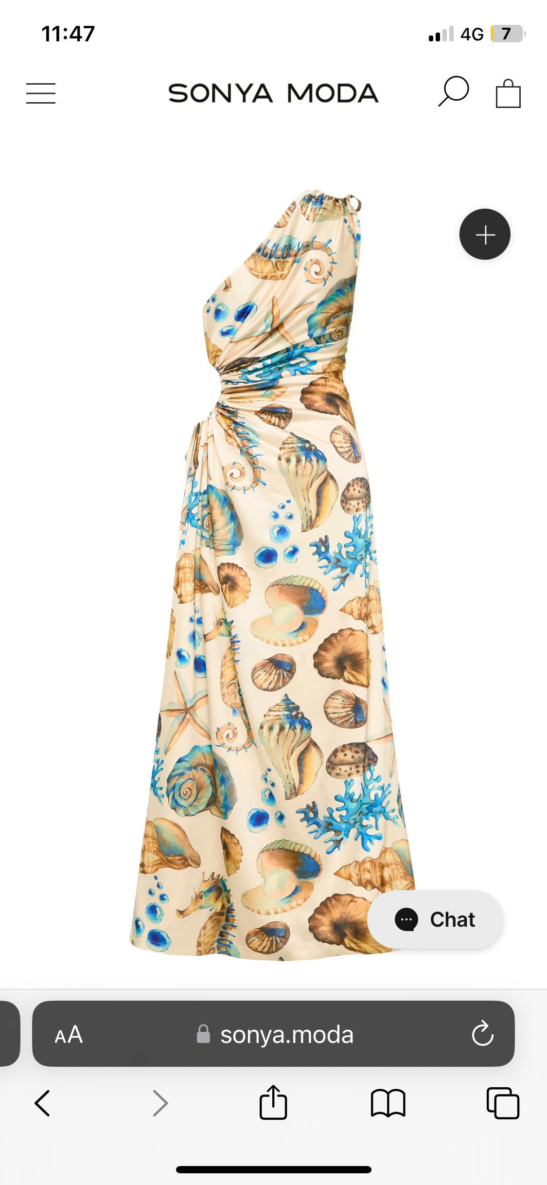 Hire a Sonya Moda Nour Seashell Dress