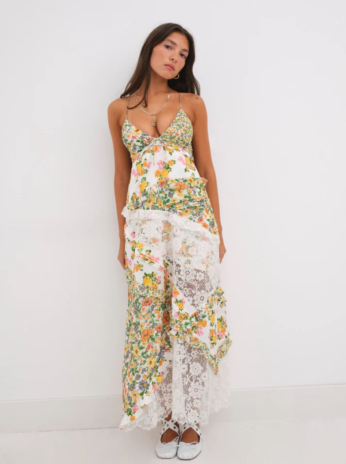 Hire a For Love & Lemons Rosalyn Dress