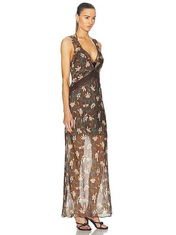 Formal rental Sir The Label Avellino Lace Layered Dress