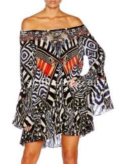 Loan a Camilla Louwalan Tales A Line Frill Dress