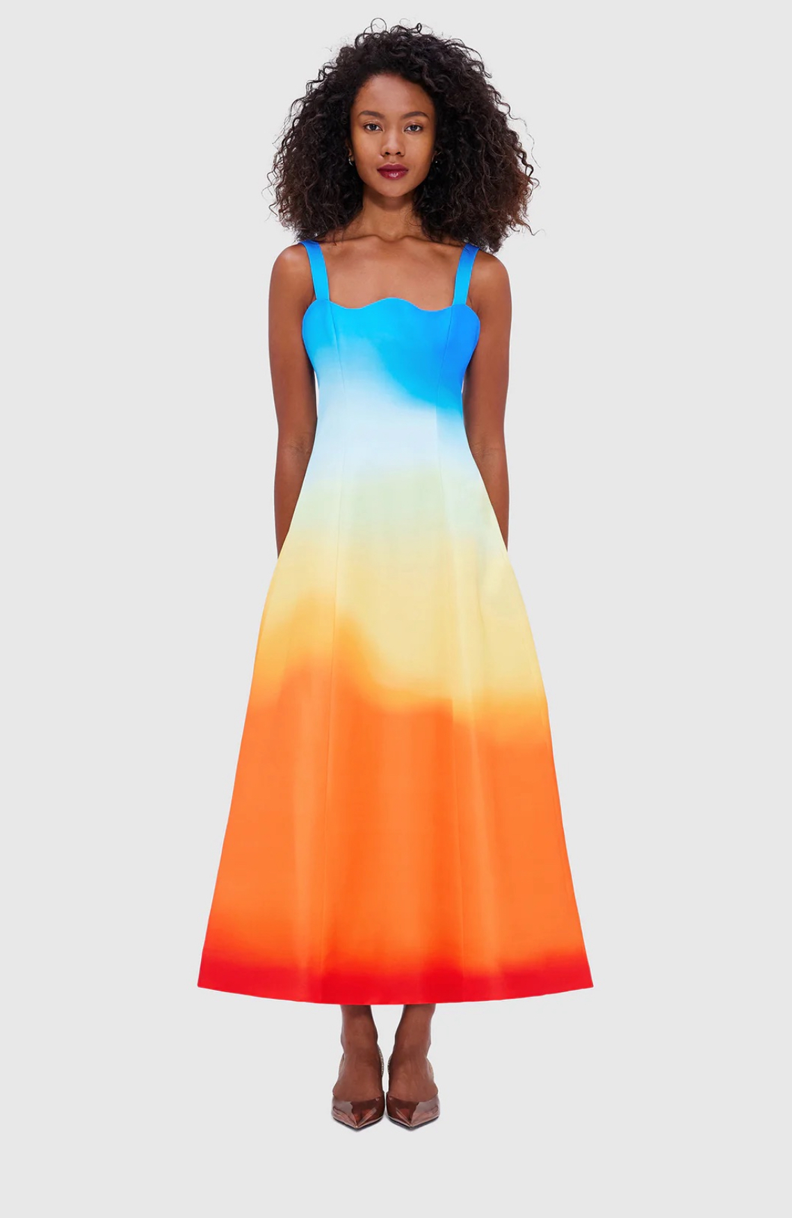 Borrow a Leo Lin Odette Midi Dress Enigma