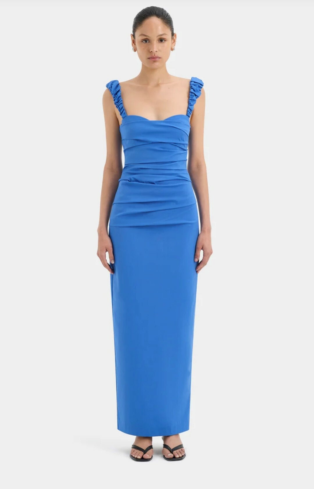 Hire a Sir The Label Sir The Label Azul Balconette Gown Cobalt Size 1 / Au 8