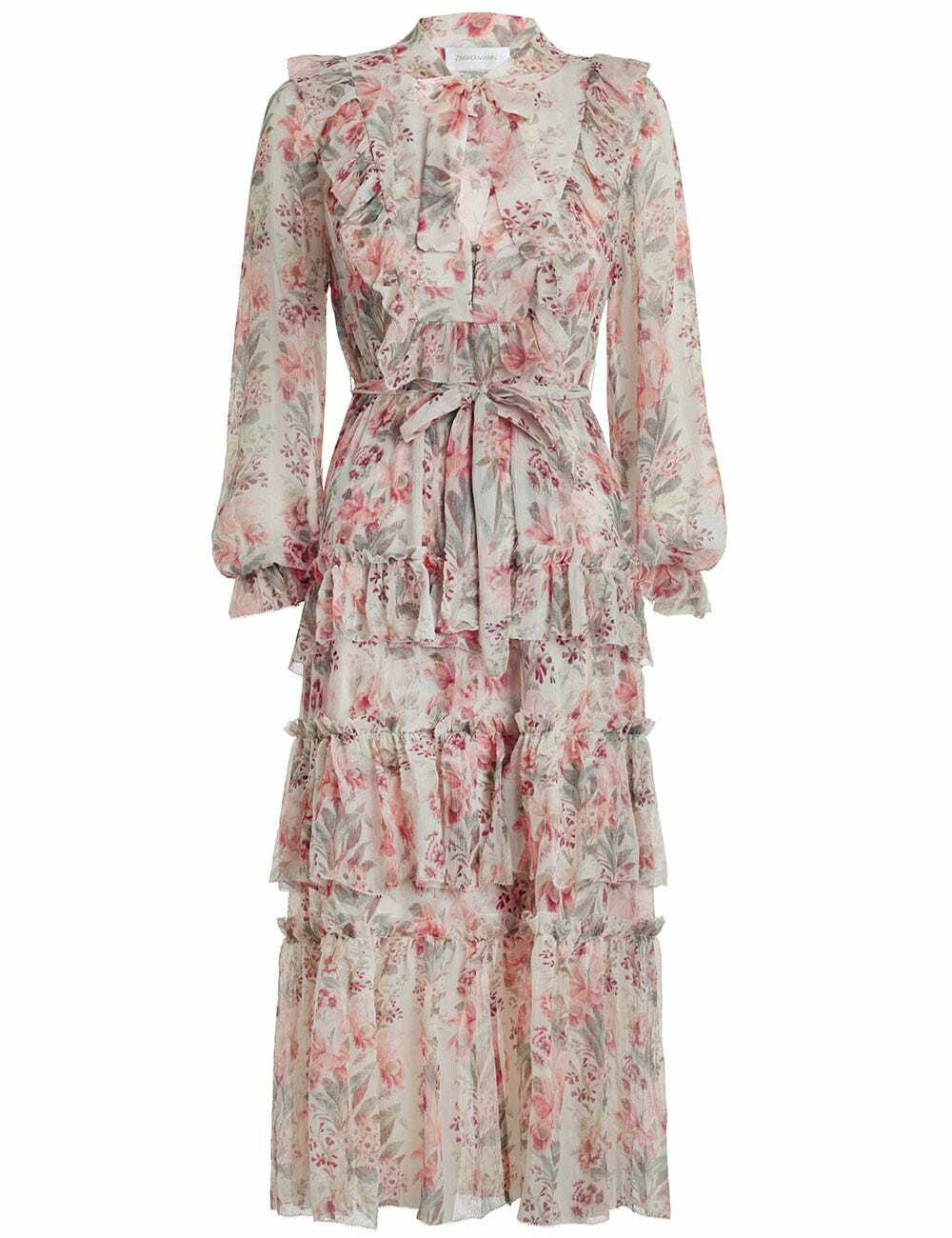 Formal rental Zimmermann Folly Neck Tie Dress