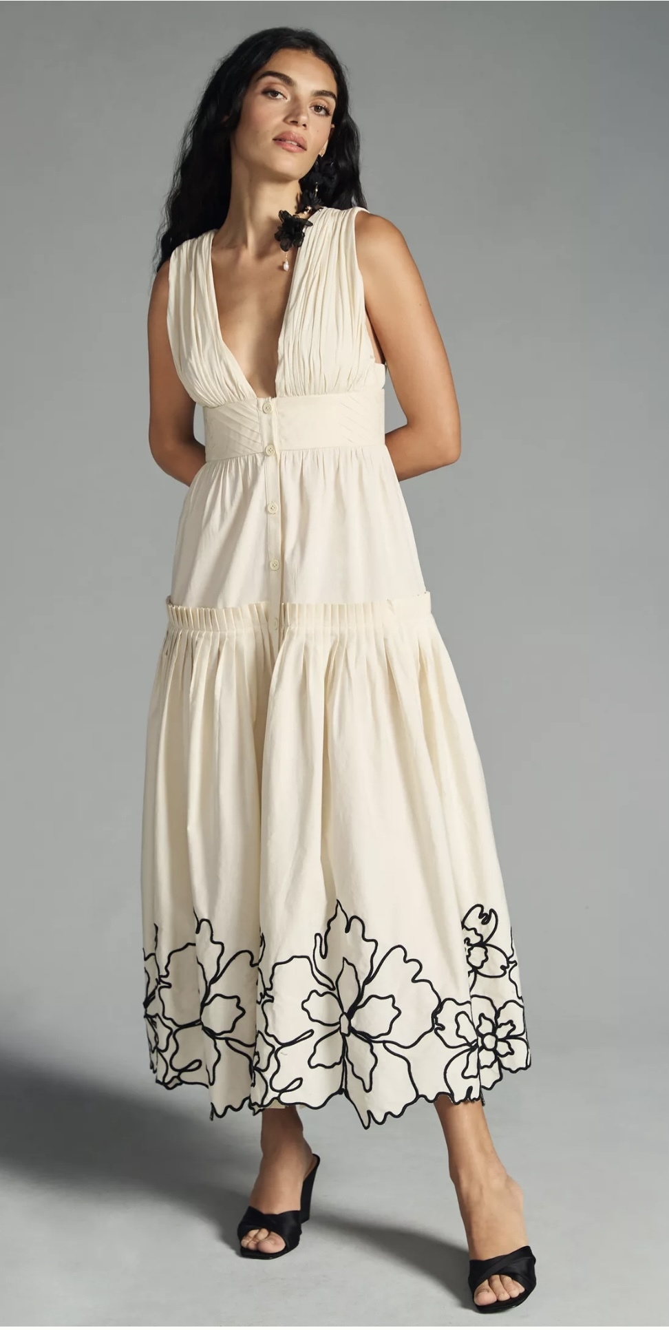 Designer rental Forever That Girl Tiered Maxi Dress