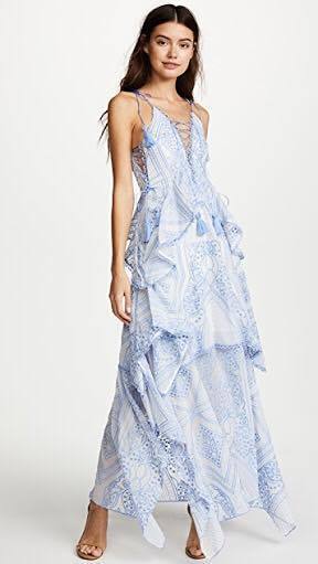 Loan a Thurley Positano Princess Maxi Dress