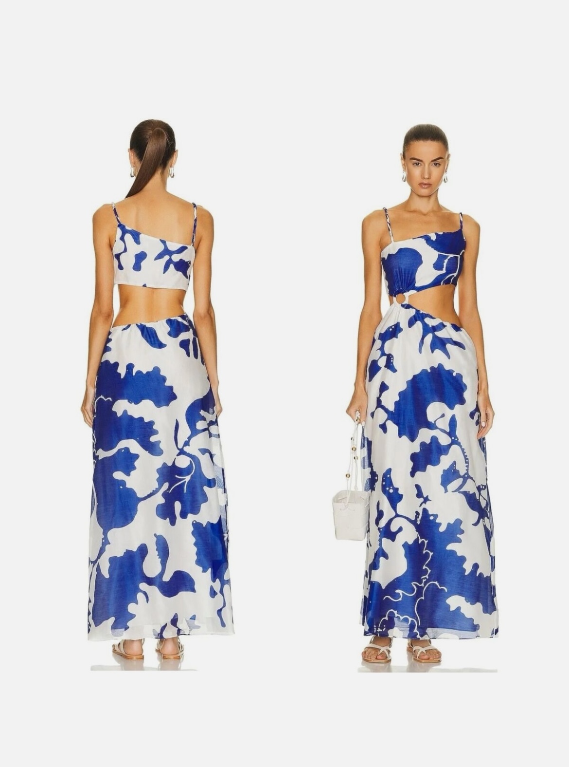 Cheap designer Sir The Label Viví Asymmetrical Cut Out Dress