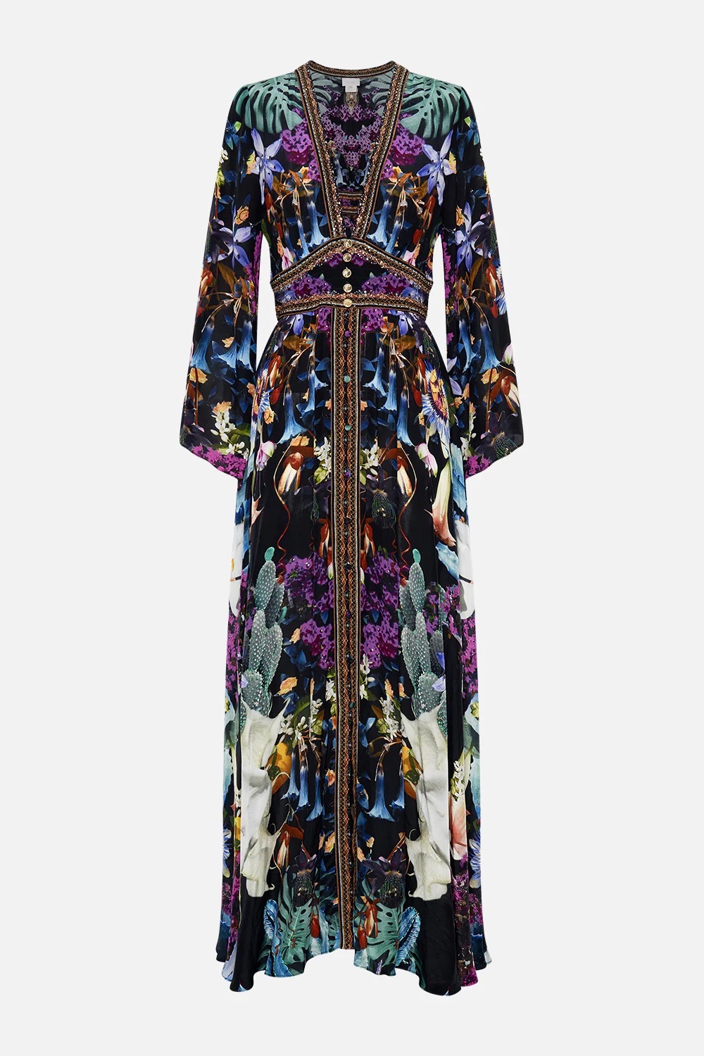 Rent a Camilla Hypnotise Me Kimono Sleeve Dress With Shirring Detail