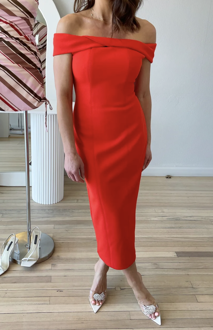 Cheap designer Misha Misha Bernadine Midi Dress