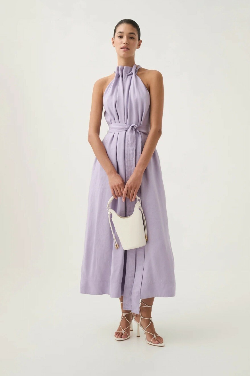 Designer rental Aje Mariel Trapeze Midi Dress