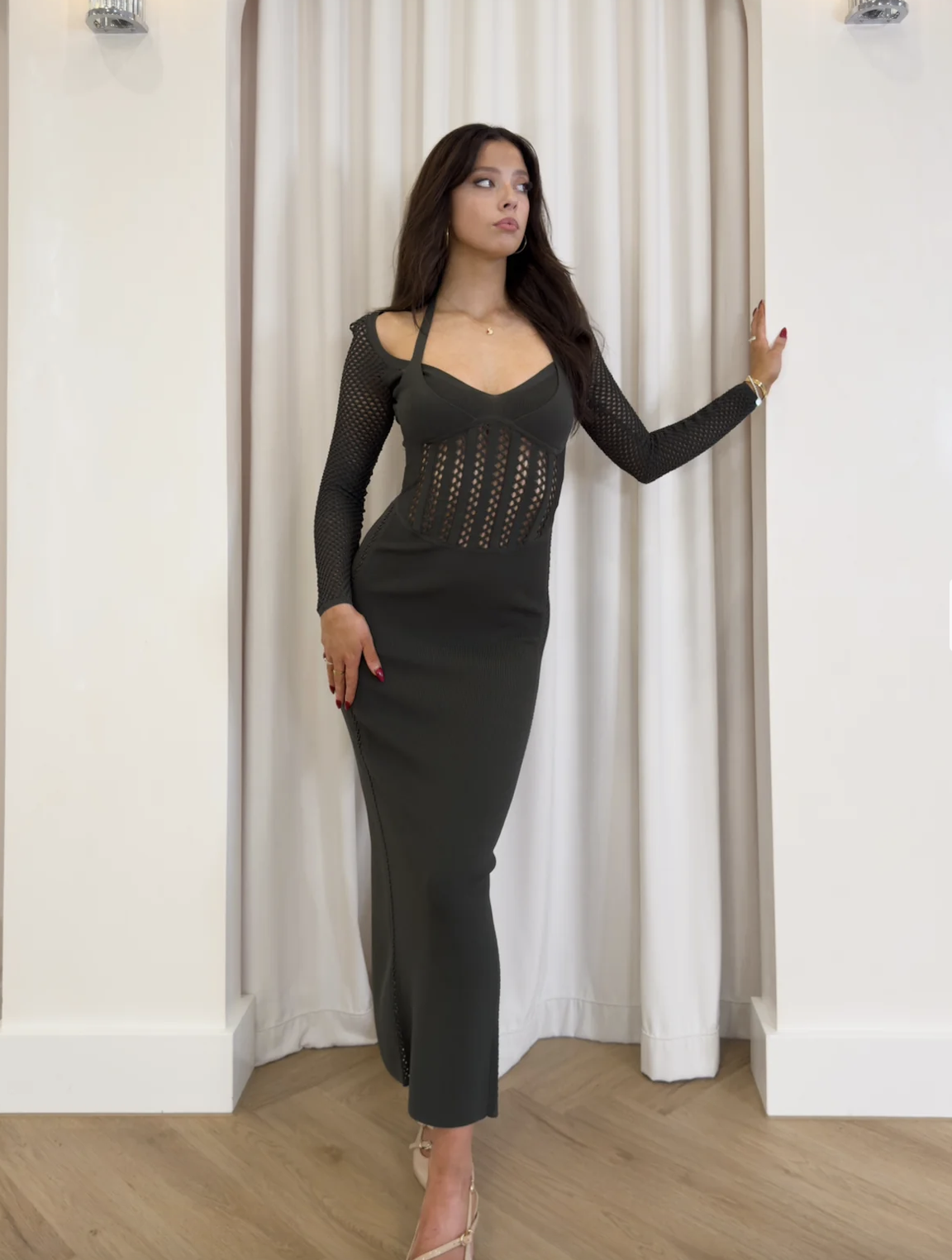 Cheap designer Dion Lee Column Corset Dress