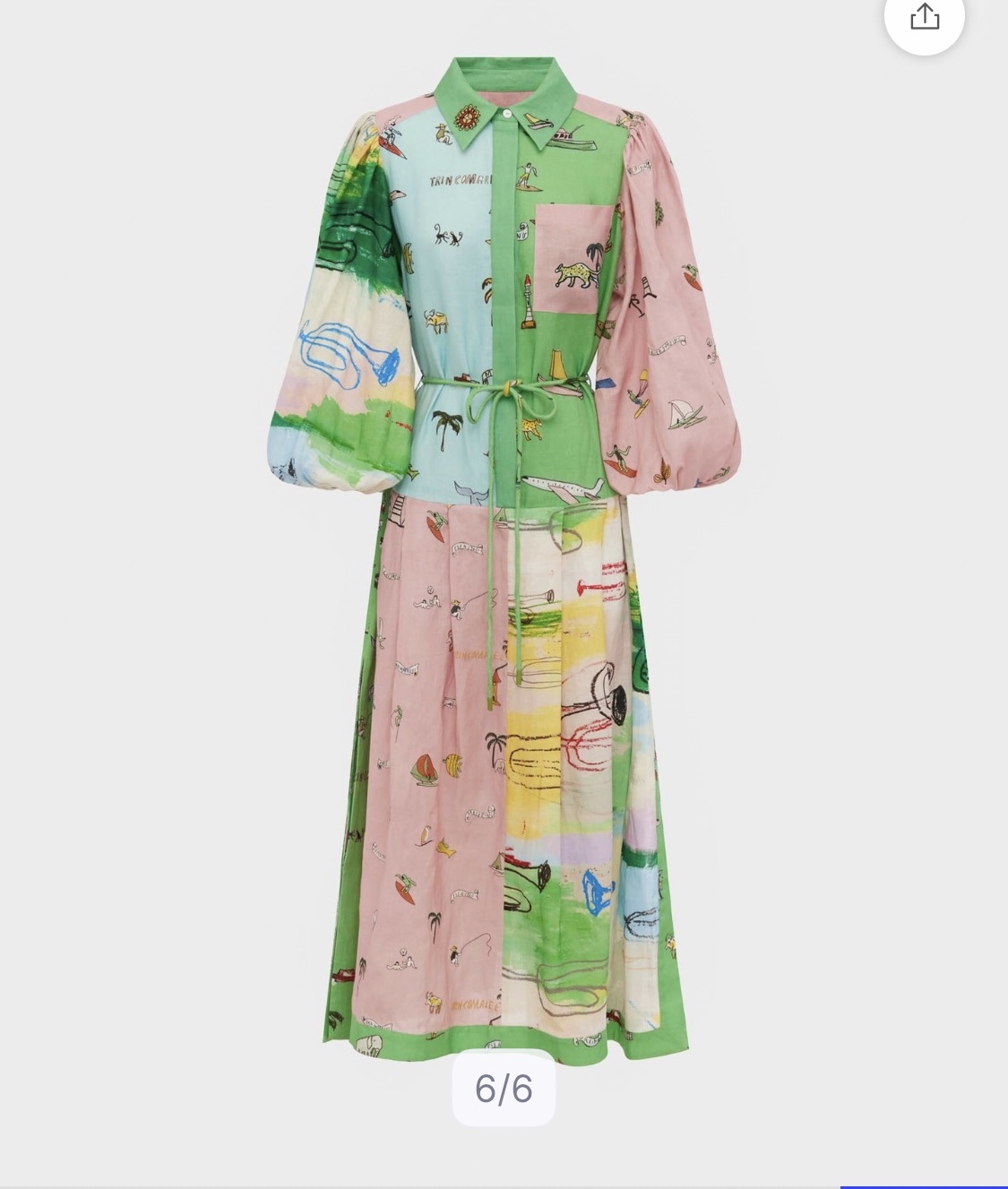 Affordable Alemais Jet Shirtdress