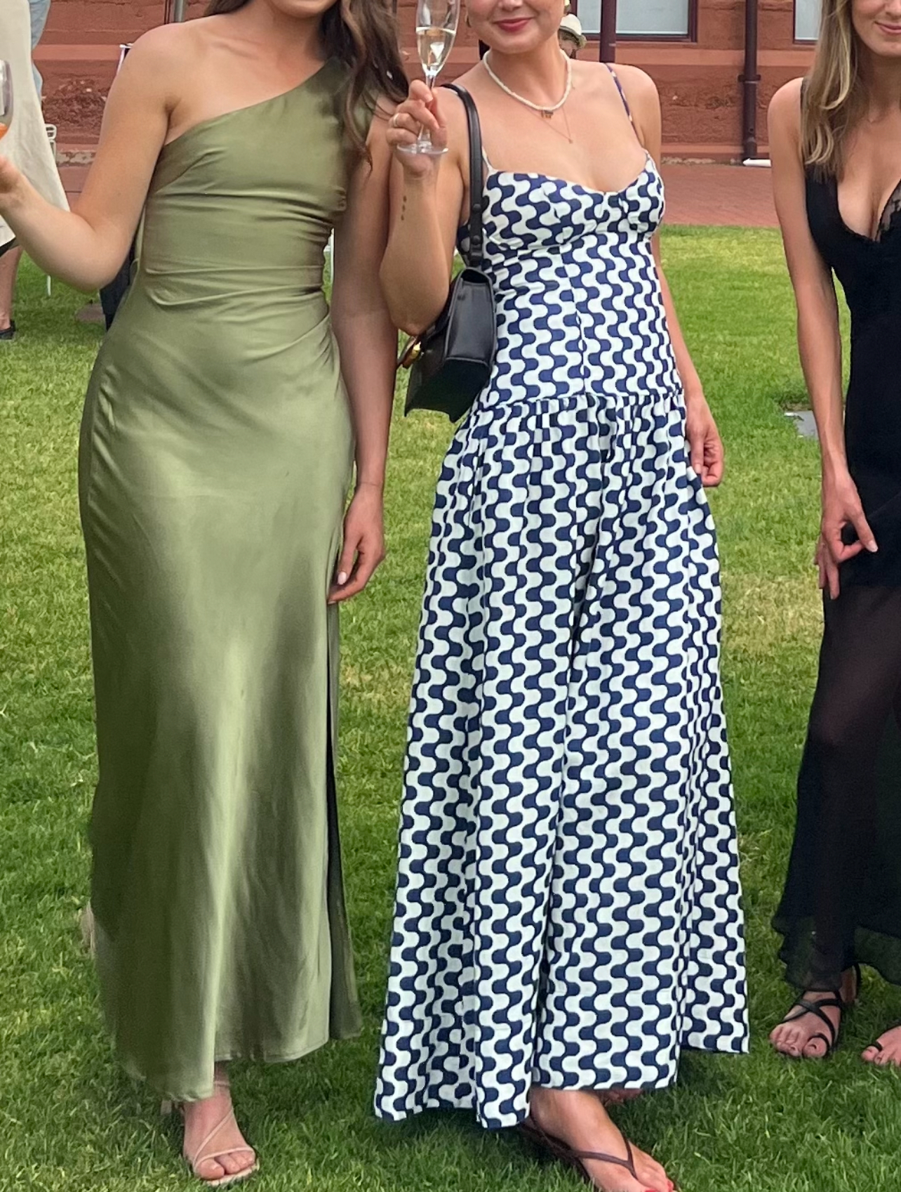 Borrow a Shona Joy Shona Joy Erica Panelled Bustier Maxi Dress