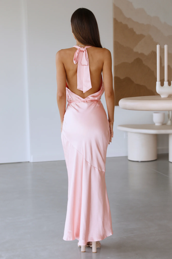 Formal rental Hello Molly Storybook Ending Maxi Dress Light Pink
