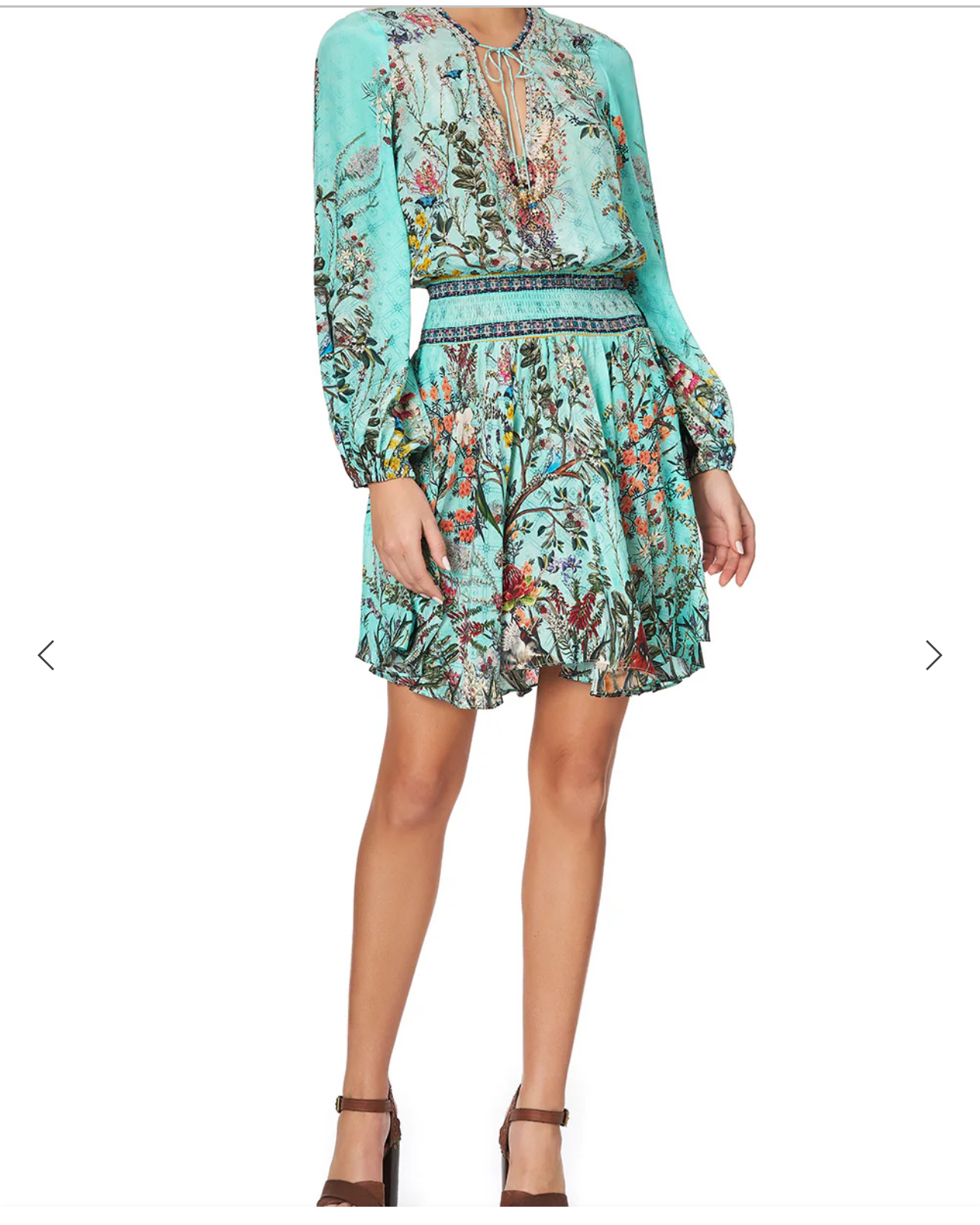 Cheap designer Camilla Camilla Shirred Relaxed Mini Dress Size S