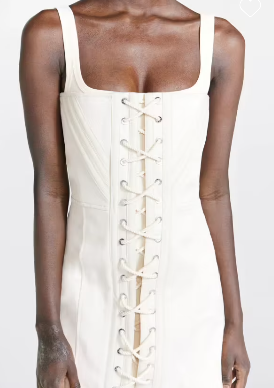 Affordable Dion Lee Laced Utility Corset Dress