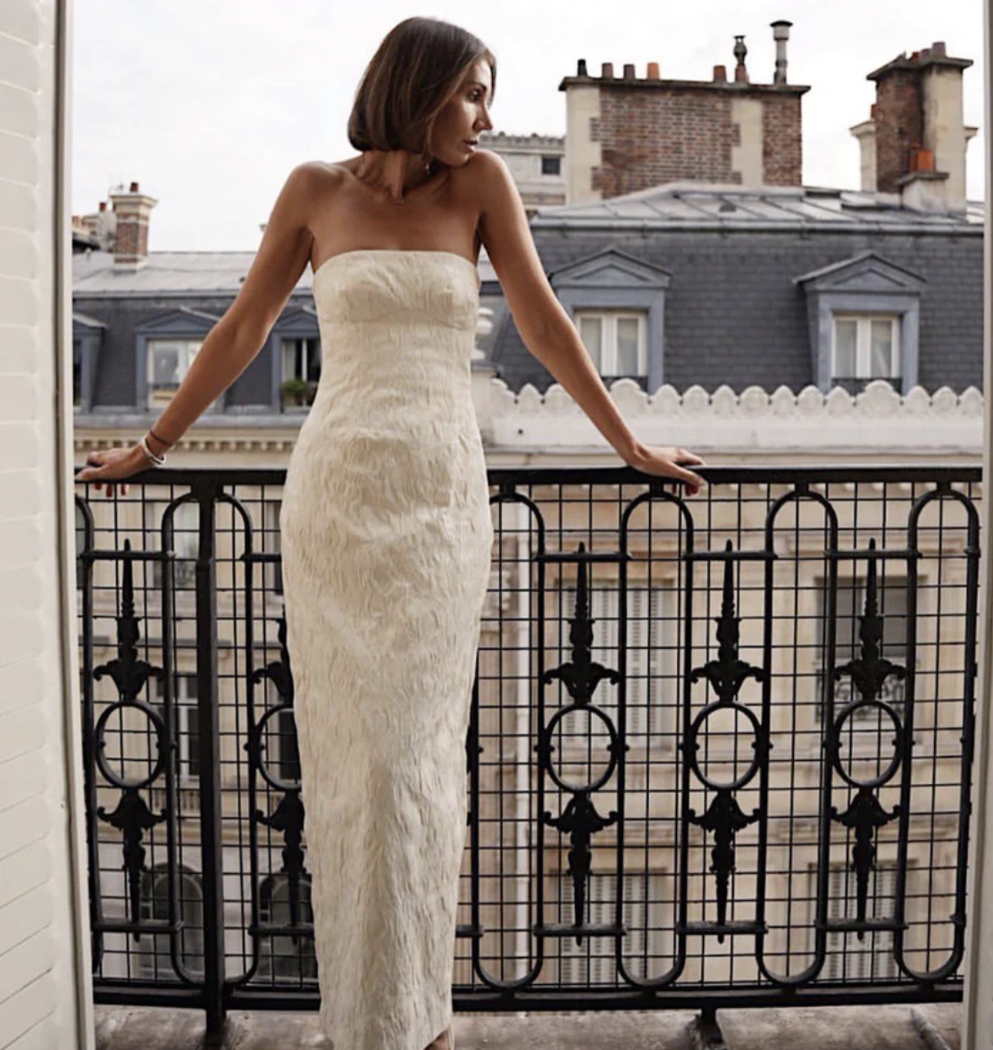 Affordable Sir The Label Etienne Column Gown