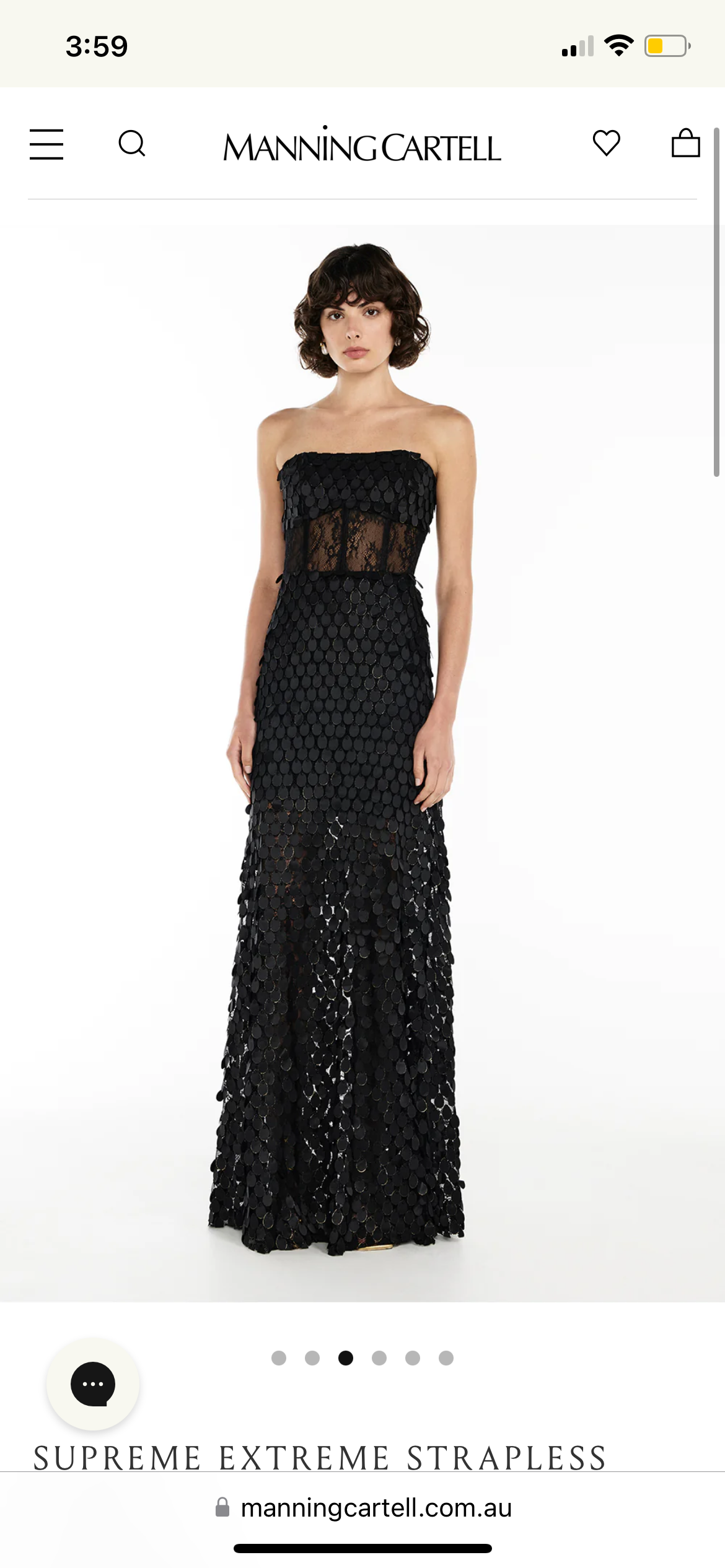 Designer rental Black Manning Cartell