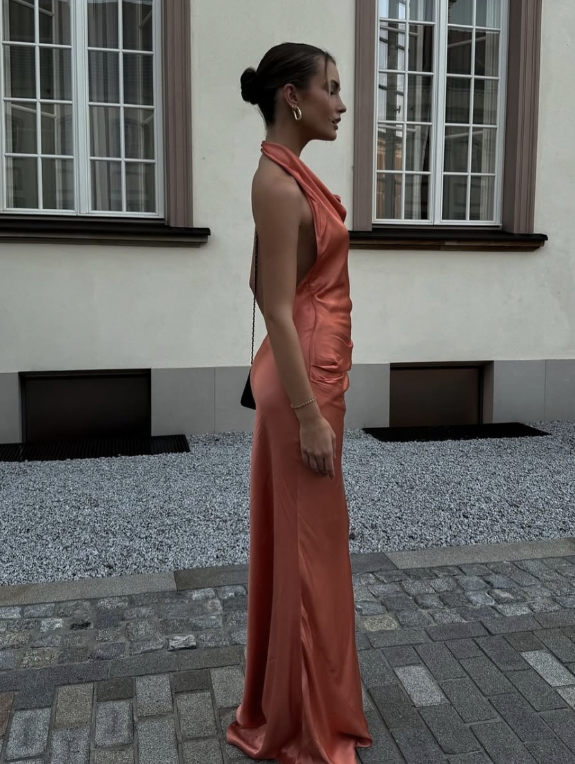 Borrow a Arcina Ori Gaia Dress Papaya