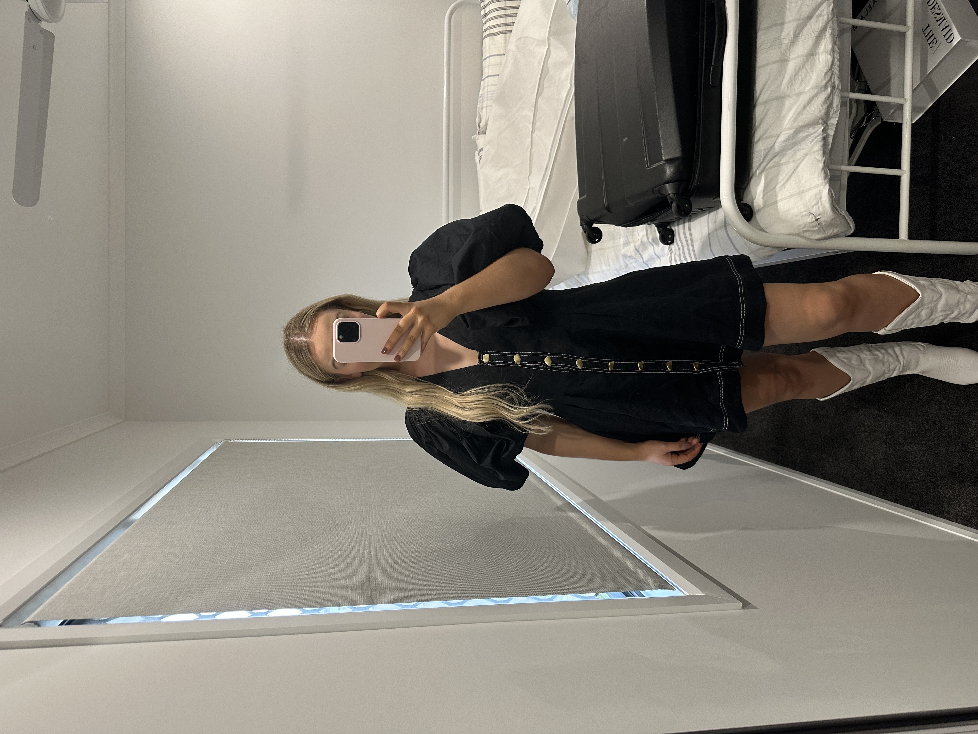 For rent a Aje Quietude Mini Dress