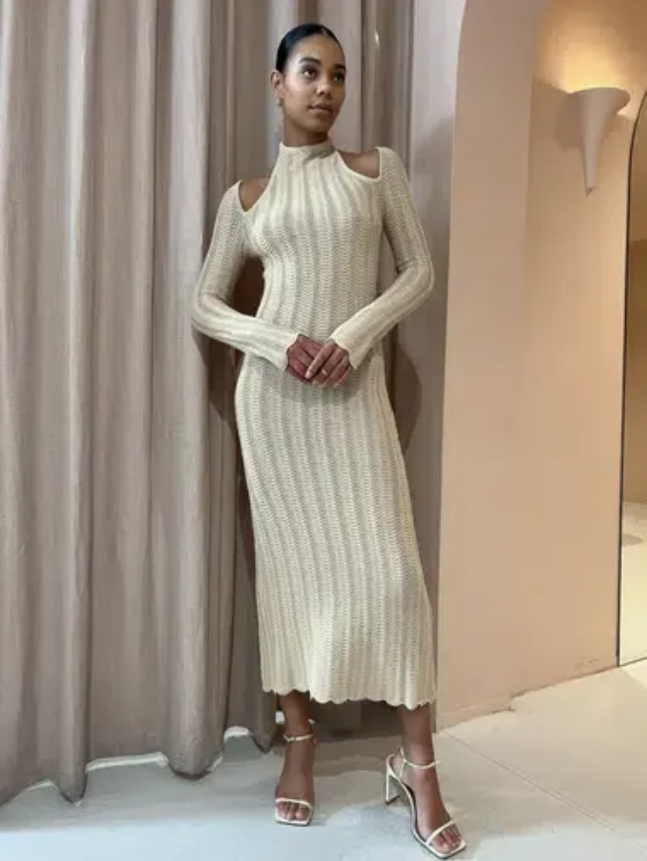 Hire a Significant Other Cordelia Dress Shade Almond