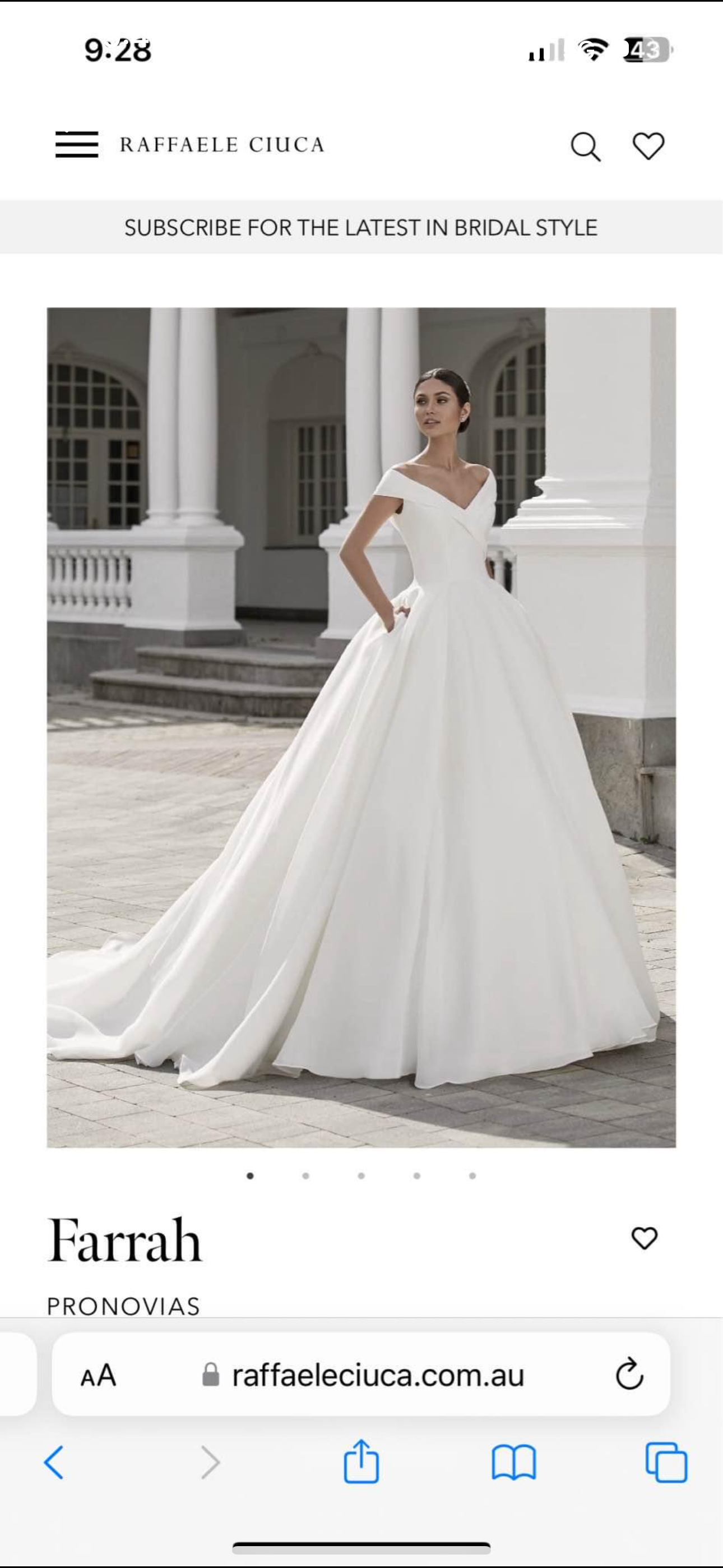 Cheap designer White Pronovias