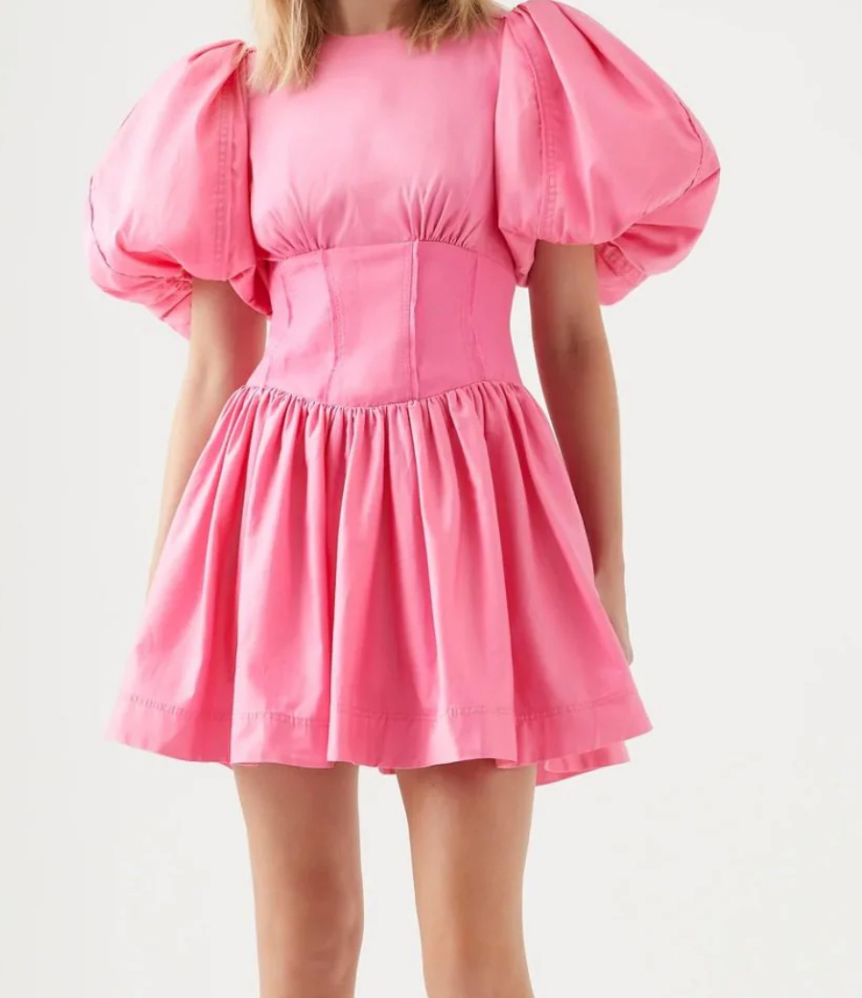 Hire a Aje Gianna Puff Sleeve Mini