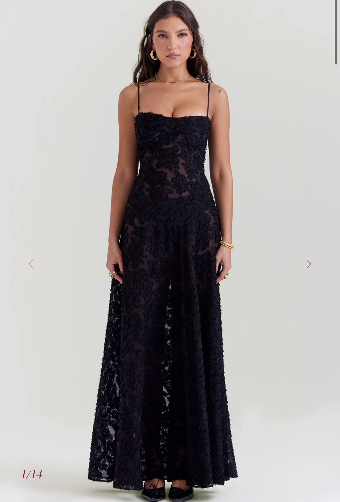 Designer rental House Of Cb ‘Seren’ Dress In Black