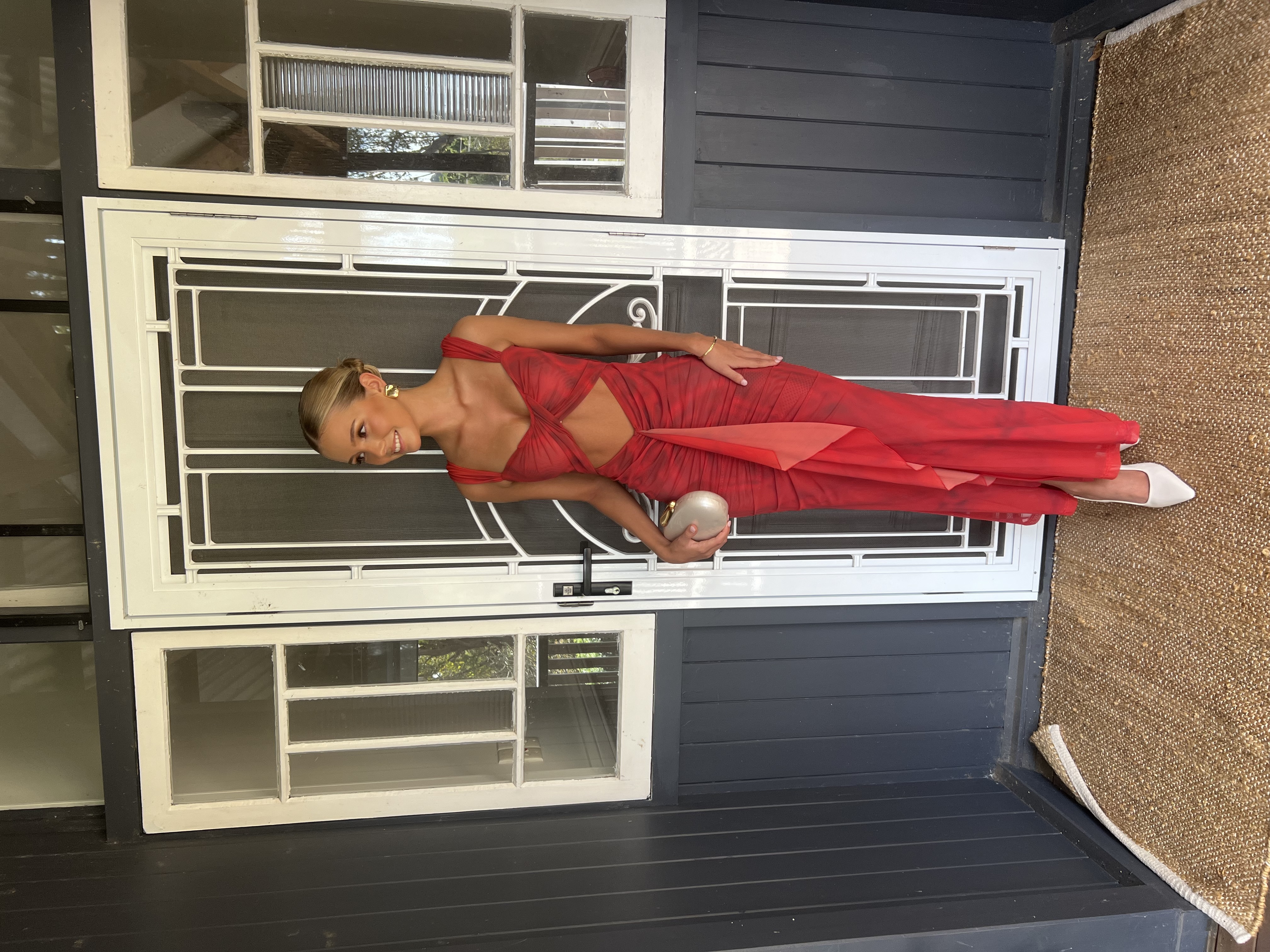 Affordable She Is Olla Imogen Dress In Cherry Red