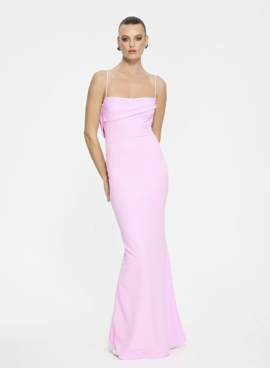 Cheap designer EFFIE KATS Havilland Gown Taffy Pink